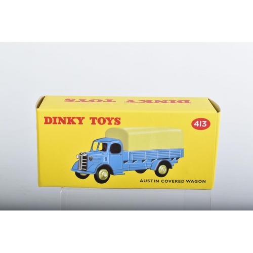 1 - EIGHT BOXED ATLAS EDITIONS REPRODUCTION DINKY TOYS LORRY/TRUCK AND VAN MODELS, Morris J type Van 'Ro... 