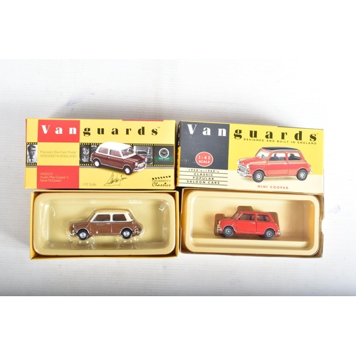 10 - A BOXED LLEDO 1964 1967 RALLYE MONTE CARLO FOUR PIECE SET AND TWO BOXED VANGUARDS DIECAST MODEL VEHI... 