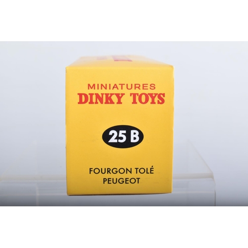 14 - SEVEN BOXED ATLAS EDITIONS REPRODUCTION FRENCH DINKY TOYS MODELS, Peugeot Forgon Tole 'Lampe Mazda',... 