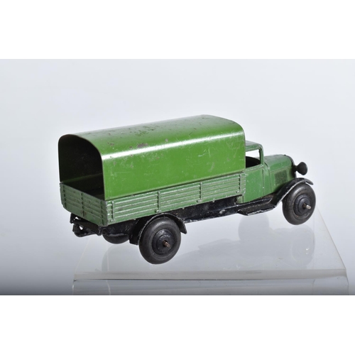 16 - A QUANTITY OF REPAINTED AND RESTORED DINKY TOYS VEHICLES, to include assorted 25 series lorries, wit... 