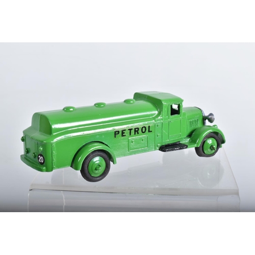 16 - A QUANTITY OF REPAINTED AND RESTORED DINKY TOYS VEHICLES, to include assorted 25 series lorries, wit... 