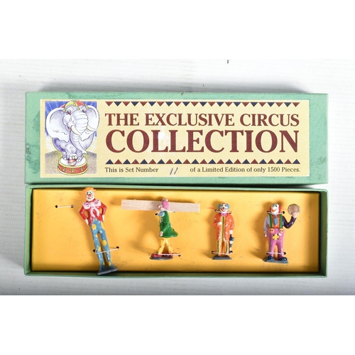 2 - FIVE BOXED STEVE FLOWERS MODEL SUPPLIES LIMITED EDITION 'THE EXCLUSIVE CIRCUS COLLECTION' FIGURE SET... 