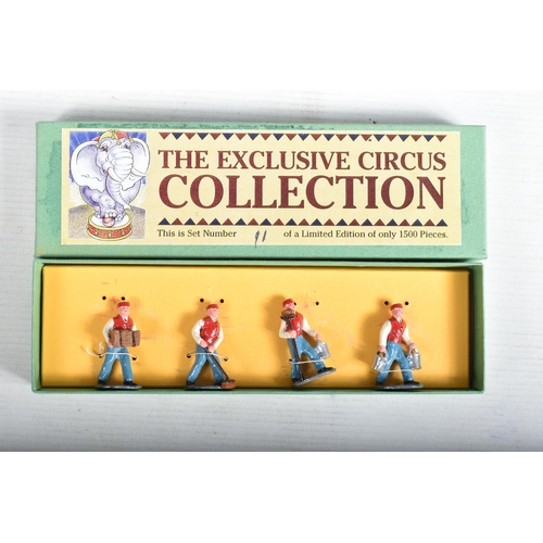 2 - FIVE BOXED STEVE FLOWERS MODEL SUPPLIES LIMITED EDITION 'THE EXCLUSIVE CIRCUS COLLECTION' FIGURE SET... 