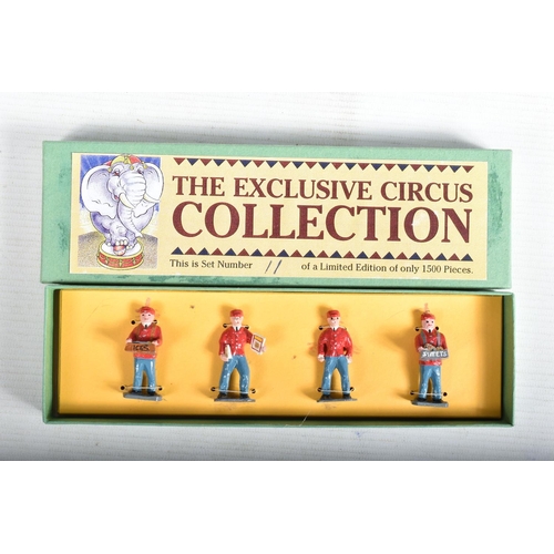 2 - FIVE BOXED STEVE FLOWERS MODEL SUPPLIES LIMITED EDITION 'THE EXCLUSIVE CIRCUS COLLECTION' FIGURE SET... 