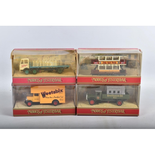 25 - TWO TRAYS OF BOXED MATCHBOX MODELS OF YESTERYEAR, some models included are a Y-32 1917 Yorkshire Typ... 