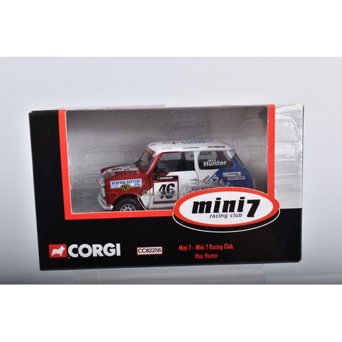 28 - FIFTEEN BOXED LIMITED EDITION CORGI MINI 7 RACING CLUB DIECAST MODEL VEHICLES, the first is a Mini 7... 