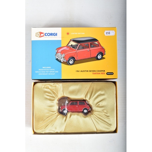 31 - TWENTY BOXED CORGI DIE-CAST MODEL CARS, to include fifteen of the Corgi Collection, a Mini Monte Car... 