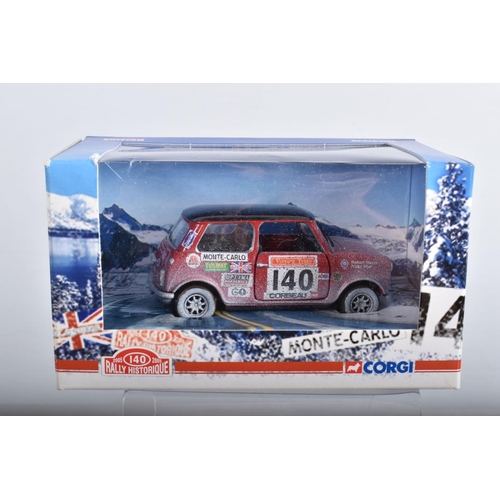 34 - SIXTEEN BOXED DIECAST MODEL MINIS, to include mostly Corgi and one Vanguards model such as two boxed... 