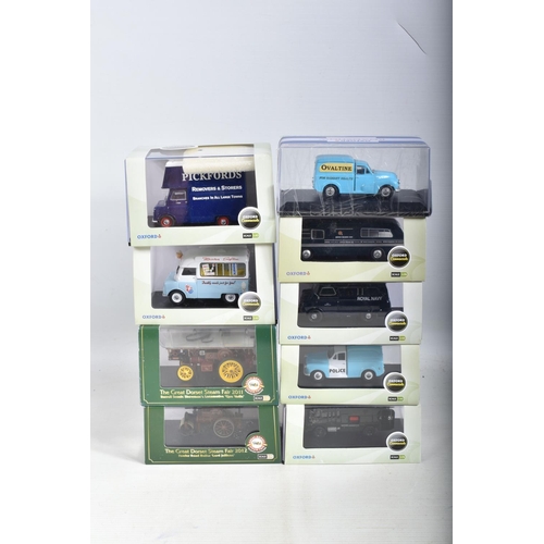 36 - A QUANTITY OF ASSORTED BOXED OXFORD DIECAST VEHICLES, to include various 1/43 & 1/76 scale car and c... 