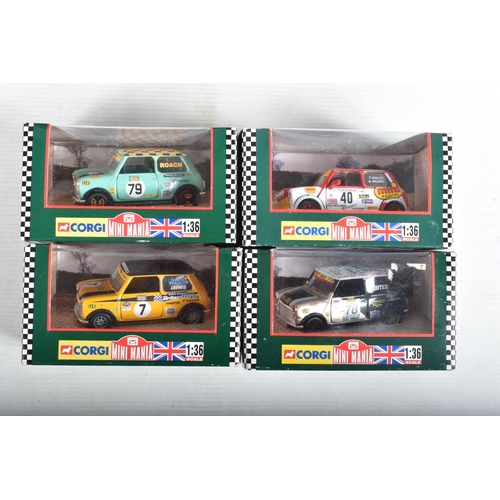 37 - SIXTEEN BOXED 1:36 SCALE CORGI MINI MODELS, to include a Minitex Mini Minitex National Rally Champio... 