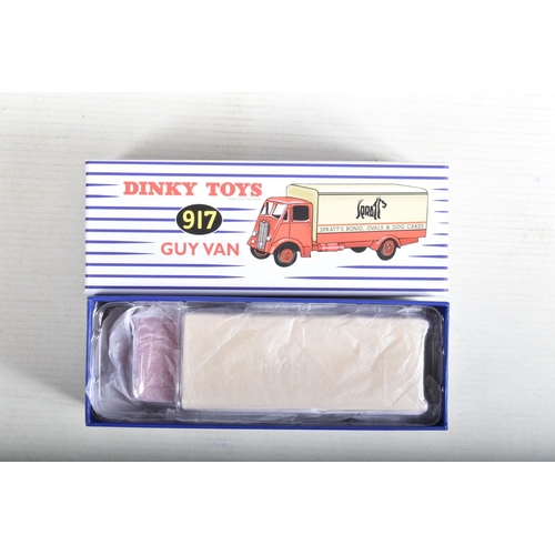 4 - FIVE BOXED ATLAS EDITIONS REPRODUCTION DINKY TOYS GUY LORRY/TRUCK MODELS, Guy Warrior Flat Truck, No... 