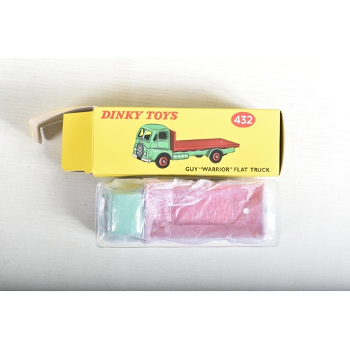 4 - FIVE BOXED ATLAS EDITIONS REPRODUCTION DINKY TOYS GUY LORRY/TRUCK MODELS, Guy Warrior Flat Truck, No... 