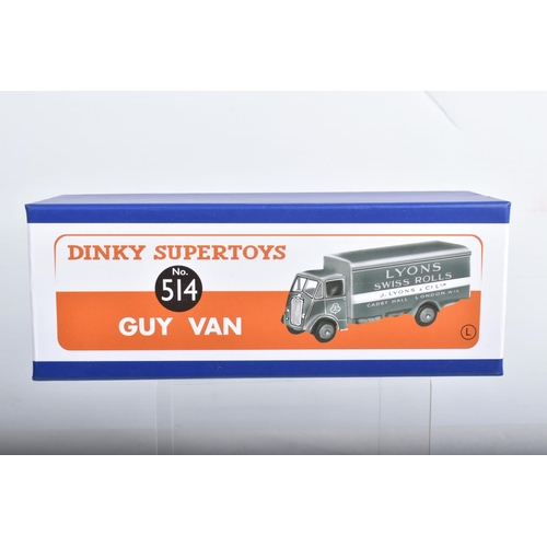 4 - FIVE BOXED ATLAS EDITIONS REPRODUCTION DINKY TOYS GUY LORRY/TRUCK MODELS, Guy Warrior Flat Truck, No... 