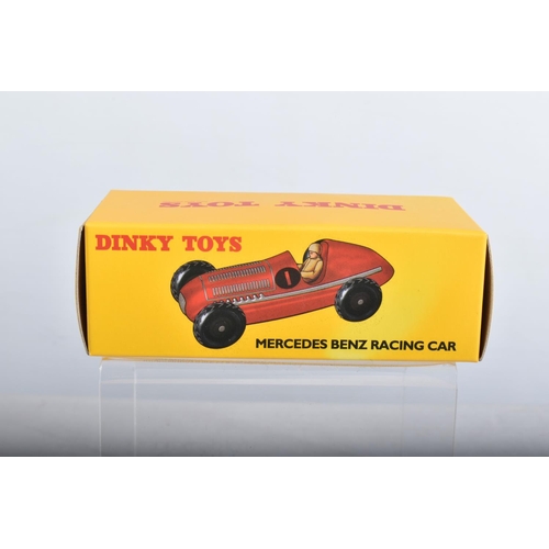 42 - A QUANTITY OF BOXED ATLAS EDITION REPRODUCTION DINKY TOYS CAR MODELS, Mercedes-Benz Racing Car, No.2... 