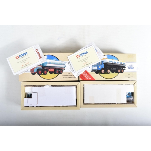 44 - FOUR BOXED CORGI CLASSICS 'THE BREWERY COLLECTION' MODELS, E.R.F. V Delivery Truck 'John Smiths', No... 