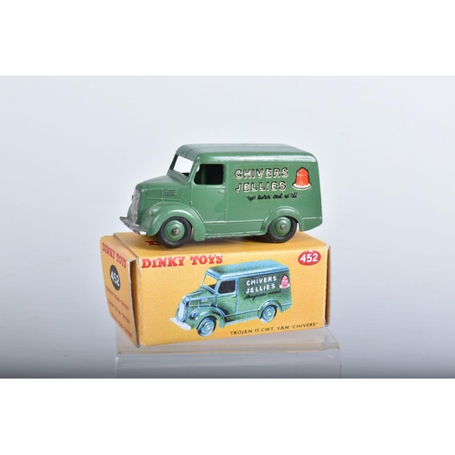 45 - FIVE BOXED REPAINTED AND RESTORED DINKY TOYS LORRIES/TRUCKS AND VANS, all have been repainted and re... 