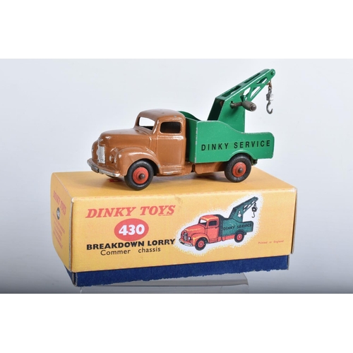 45 - FIVE BOXED REPAINTED AND RESTORED DINKY TOYS LORRIES/TRUCKS AND VANS, all have been repainted and re... 