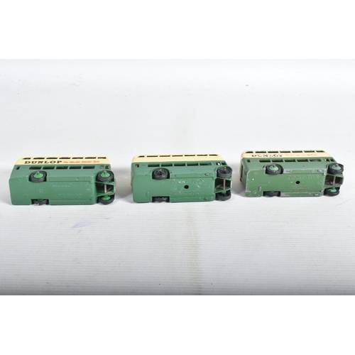 46 - A QUANTITY OF ASSORTED DINKY TOYS 29c/290 DOUBLE DECKER BUSES, mixture of all three types of radiato... 