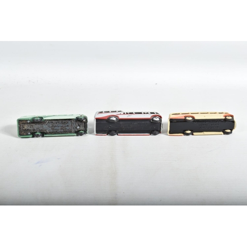 47 - A QUANTITY OF ASSORTED DINKY TOYS BUSES AND COACHES, Streamline Bus, No.29b, Single Deck Bus, No.29e... 