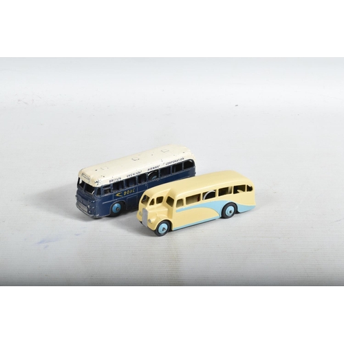 47 - A QUANTITY OF ASSORTED DINKY TOYS BUSES AND COACHES, Streamline Bus, No.29b, Single Deck Bus, No.29e... 