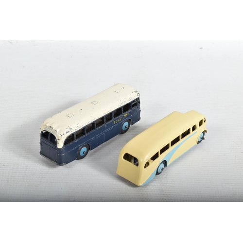 47 - A QUANTITY OF ASSORTED DINKY TOYS BUSES AND COACHES, Streamline Bus, No.29b, Single Deck Bus, No.29e... 