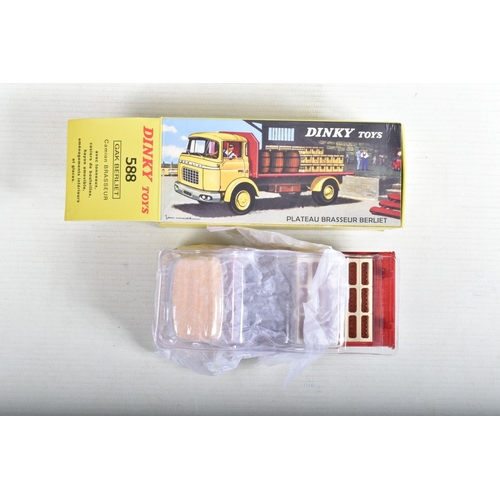 5 - SEVEN BOXED ATLAS EDITIONS REPRODUCTION FRENCH DINKY TOYS LORRY/TRUCK MODELS, Ford Camion Bache 'Cal... 