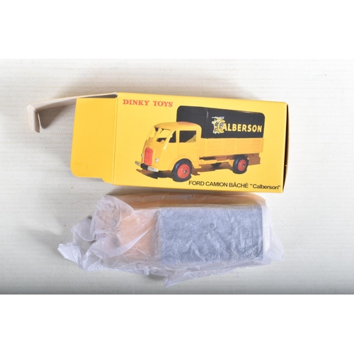 5 - SEVEN BOXED ATLAS EDITIONS REPRODUCTION FRENCH DINKY TOYS LORRY/TRUCK MODELS, Ford Camion Bache 'Cal... 