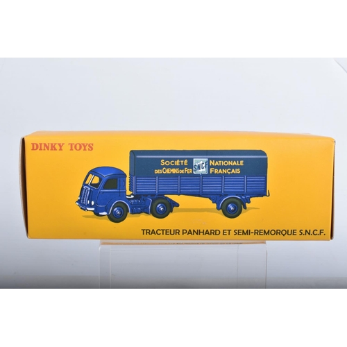 5 - SEVEN BOXED ATLAS EDITIONS REPRODUCTION FRENCH DINKY TOYS LORRY/TRUCK MODELS, Ford Camion Bache 'Cal... 