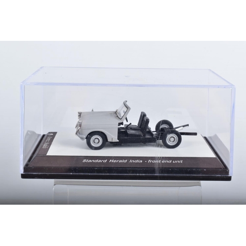 50 - SIX DERREZ RESIN 1/43 SCALE TRIUMPH HERALD/GAZEL MODELS, 12/50 Skylight, two different 1958 Michelot... 