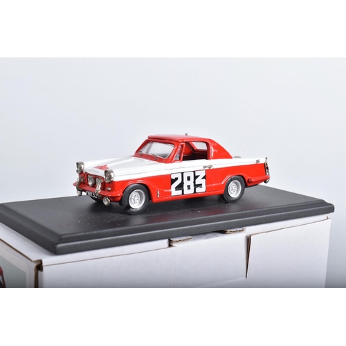 52 - FIVE BOXED 1/43 SCALE TRIUMPH HERALD AND VITESSE MODELS, Mimodels 1960 Monte Carlo Rally Herald, RN2... 