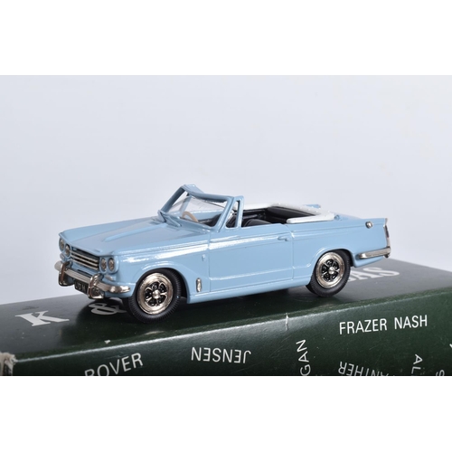 52 - FIVE BOXED 1/43 SCALE TRIUMPH HERALD AND VITESSE MODELS, Mimodels 1960 Monte Carlo Rally Herald, RN2... 