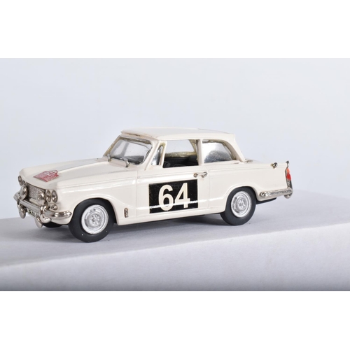 52 - FIVE BOXED 1/43 SCALE TRIUMPH HERALD AND VITESSE MODELS, Mimodels 1960 Monte Carlo Rally Herald, RN2... 