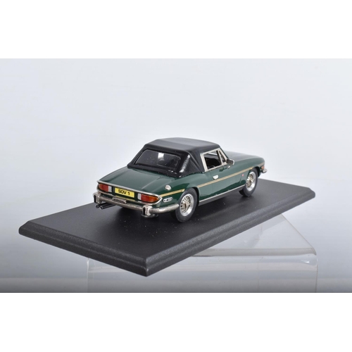 54 - FIVED BOXED TRIUMPH STAG SPORTS CAR MODELS, all 1/43 scale, British Heritage Models 'The Sovereign R... 