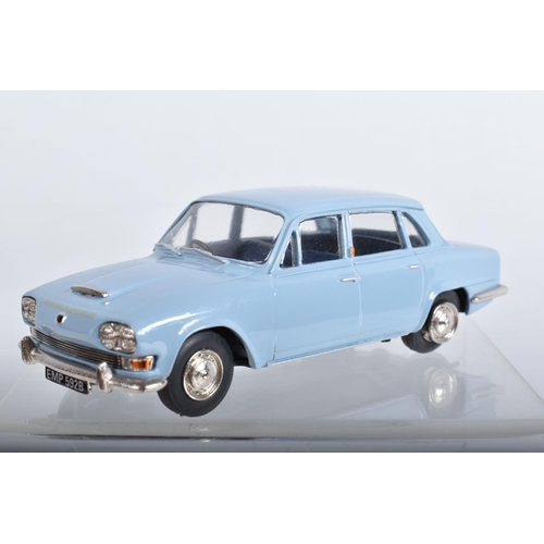 55 - FIVE BOXED TRIUMPH 2000 AND DOLOMITE CAR MODELS, all 1/43 scale, 2000 are Crossway Models 1966 Monte... 