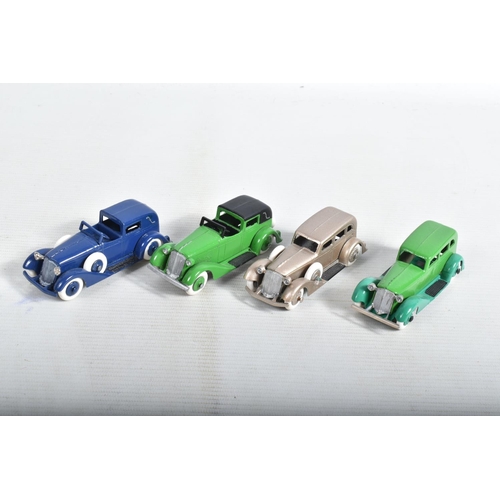 57 - A QUANTITY OF REPAINTED AND RESTORED TOOTSIETOYS CARS, to include assorted Town Cars, Roadsters, Gra... 