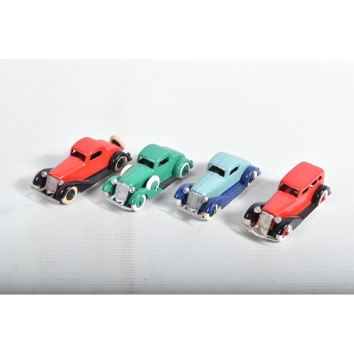 57 - A QUANTITY OF REPAINTED AND RESTORED TOOTSIETOYS CARS, to include assorted Town Cars, Roadsters, Gra... 