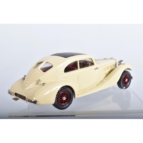 62 - SEVEN BOXED LANSDOWNE (BROOKLIN) 1/43 SCALE WHITEMETAL TRIUMPH CAR MODELS, 1935 Vitesse Flow-Free, N... 