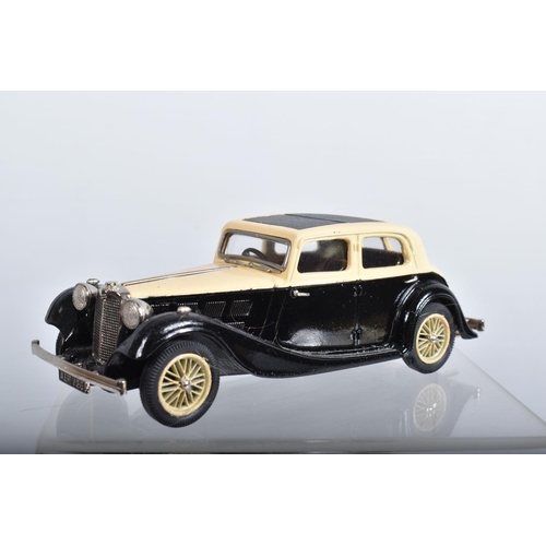 62 - SEVEN BOXED LANSDOWNE (BROOKLIN) 1/43 SCALE WHITEMETAL TRIUMPH CAR MODELS, 1935 Vitesse Flow-Free, N... 