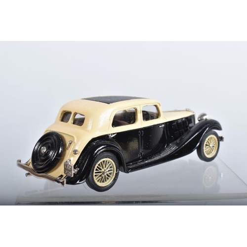 62 - SEVEN BOXED LANSDOWNE (BROOKLIN) 1/43 SCALE WHITEMETAL TRIUMPH CAR MODELS, 1935 Vitesse Flow-Free, N... 