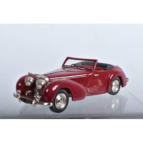 62 - SEVEN BOXED LANSDOWNE (BROOKLIN) 1/43 SCALE WHITEMETAL TRIUMPH CAR MODELS, 1935 Vitesse Flow-Free, N... 