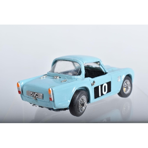 65 - SIX BOXED TRIUMPH TR4 AND TR6 SPORTS CAR MODELS, all 1/43 scale, TR4 are Provence Moulage TR4S RN59,... 