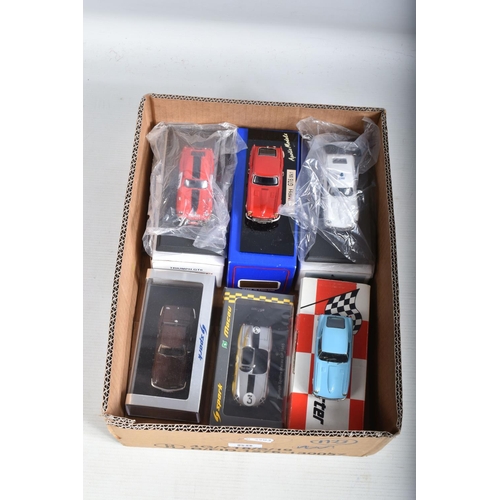 68 - SIX BOXED TRIUMPH GT6 AND SPITFIRE SPORTS CAR MODELS, all 1/43 scale, GT6 are Mimodels 1967 Monte Ca... 