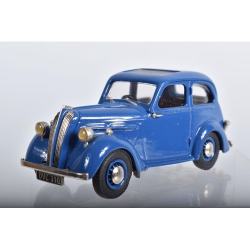 69 - SEVEN BOXED STANDARD TRIUMPH CAR MODELS, all 1/43 scale, Western Models 1939 Flying Standard 9CB, No... 