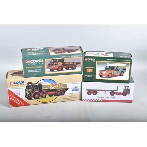 70 - A COLLECTION OF BOXED MAINLY CORGI CLASSICS EDDIE STOBART DIECAST VEHICLES, to include three Mini Ra... 