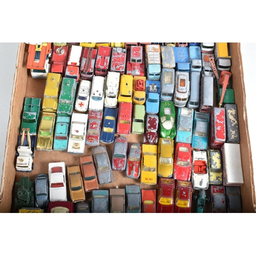 74 - A QUANTITY OF UNBOXED AND ASSORTED PLAYWORN DIECAST VEHICLES, majority are Matchbox 1 - 75 series or... 