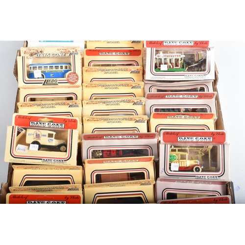 75 - THREE TRAYS OF MOSTLY BOXED LLEDO DAYS GONE MODELS AND OTHERS, some of the Days Gone models include ... 