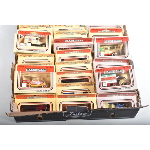 75 - THREE TRAYS OF MOSTLY BOXED LLEDO DAYS GONE MODELS AND OTHERS, some of the Days Gone models include ... 