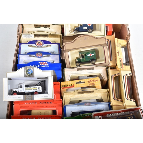 75 - THREE TRAYS OF MOSTLY BOXED LLEDO DAYS GONE MODELS AND OTHERS, some of the Days Gone models include ... 