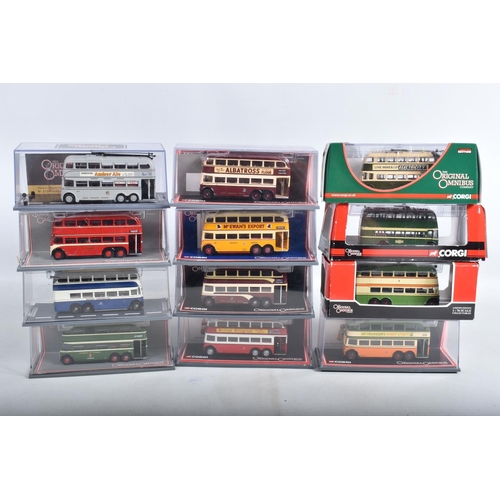 76 - NINETEEN BOXED 1:76 SCALE CORGI LIMITED EDITION ORIGINAL OMNIBUS TROLLEYBUSES, to include a BUT 9641... 