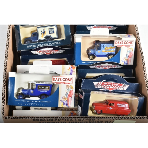 77 - THREE TRAYS OF BOXED LLEDO DIECAST MODEL VEHICLES, to include a selection of Days Gone Vanguards mod... 